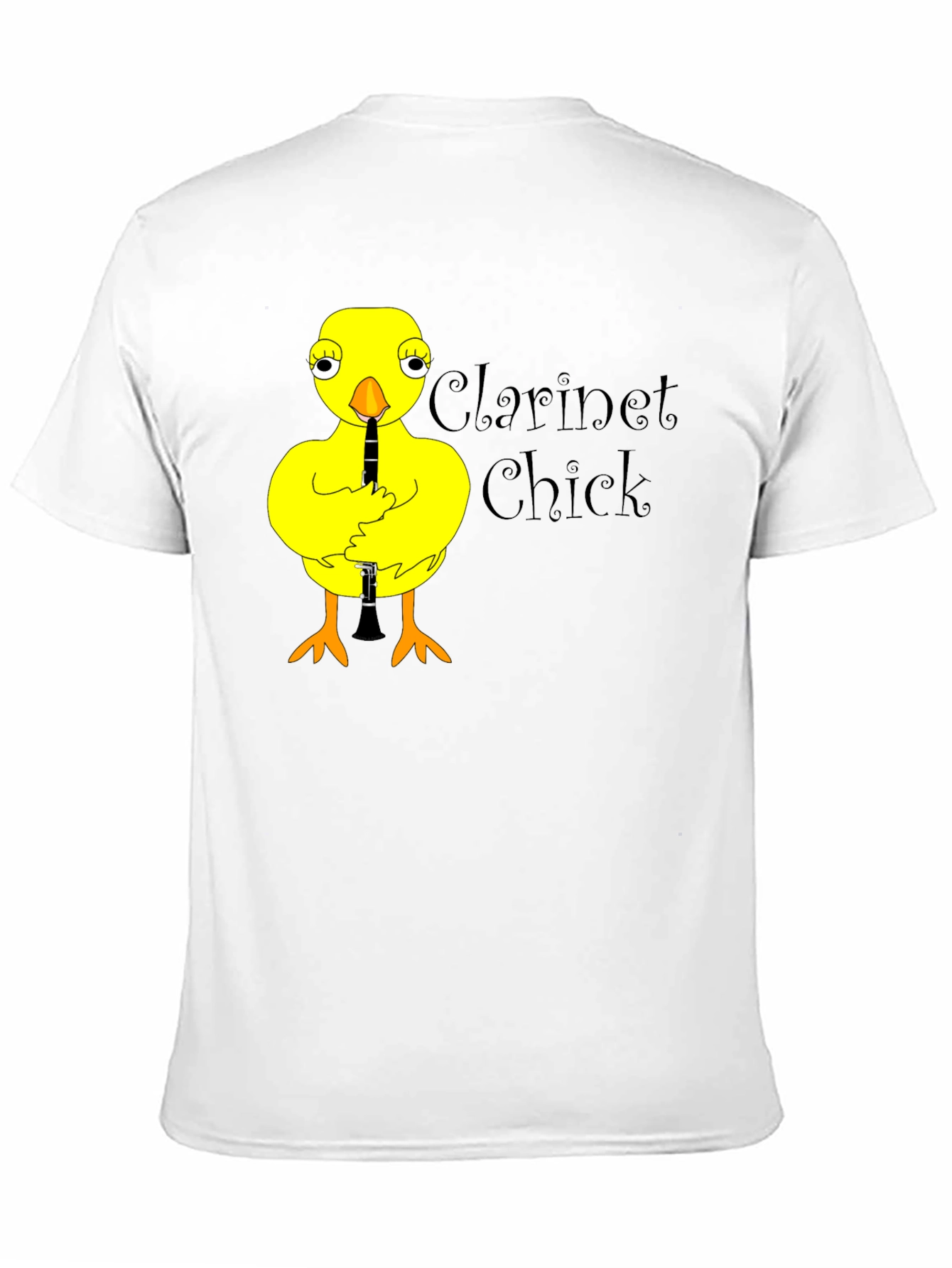 Clarinet Chick T-Shirt Funny Music Tee