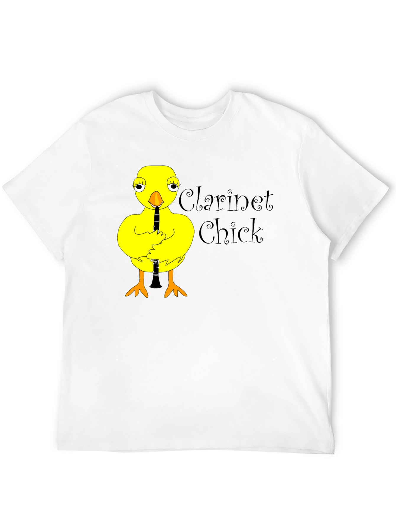 Clarinet Chick T-Shirt Funny Music Tee