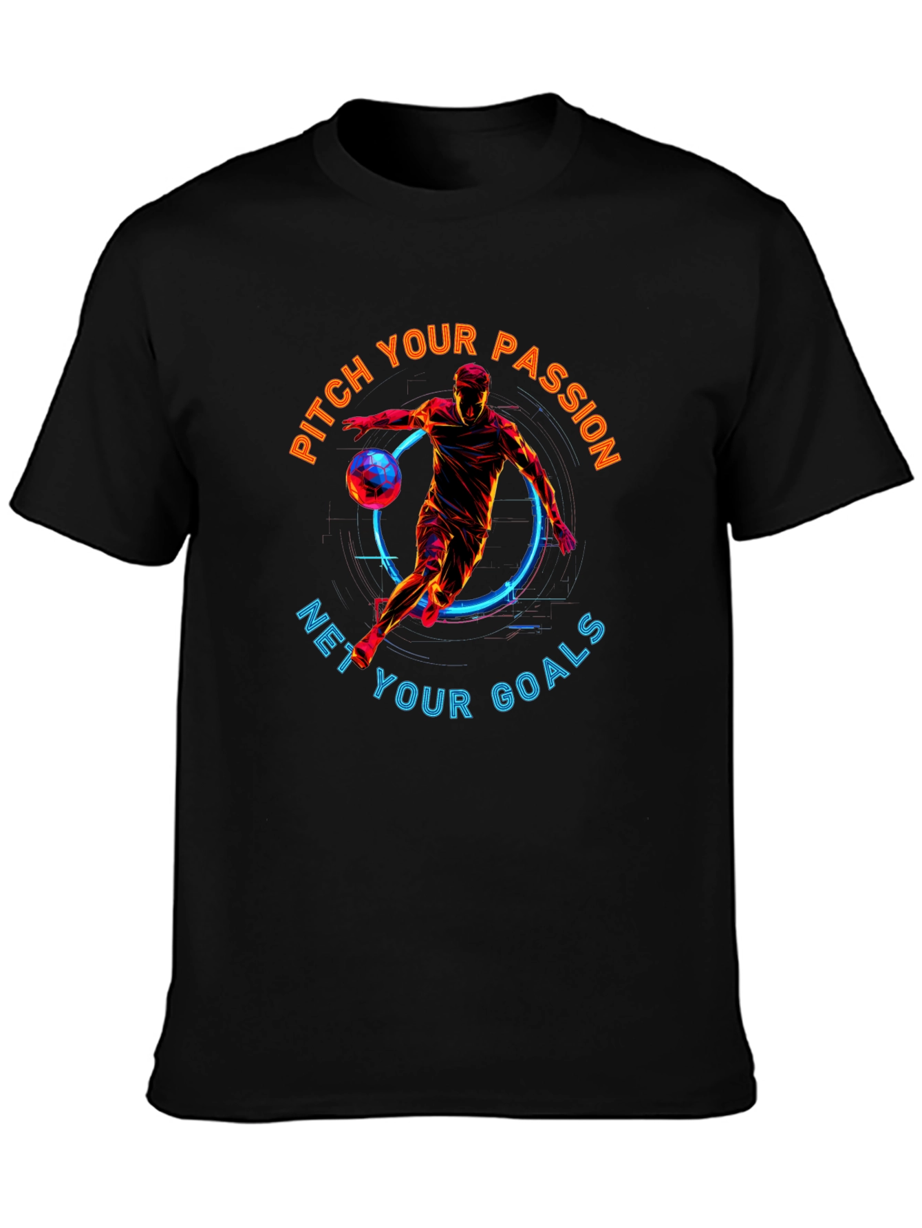 Pitch Your Passion T-Shirt | Soccer Graphic Tee