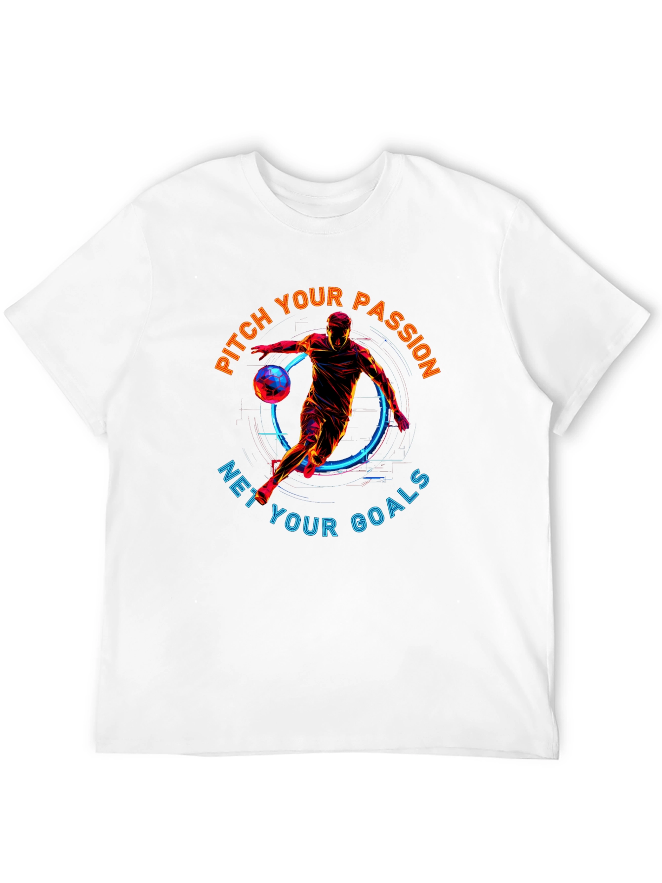 Pitch Your Passion T-Shirt | Soccer Graphic Tee