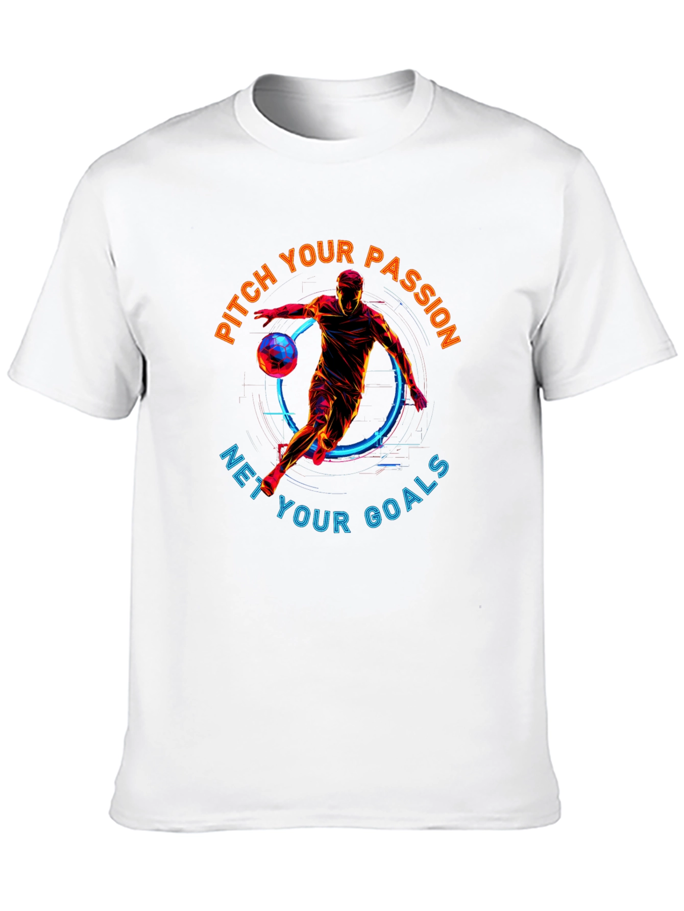 Pitch Your Passion T-Shirt | Soccer Graphic Tee