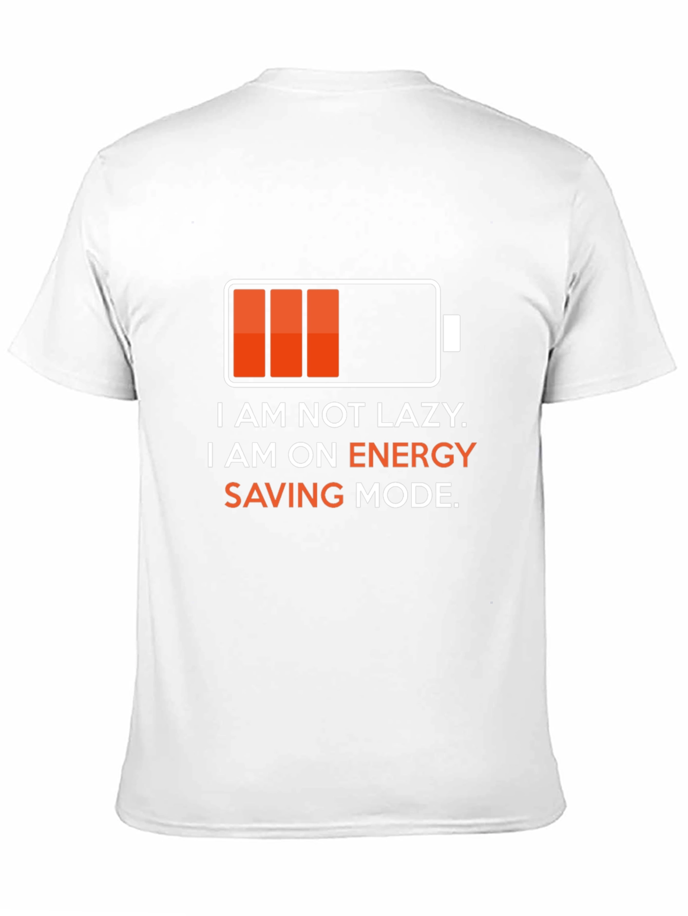 Energy Saving Mode T-Shirt - Funny Lazy Graphic Tee