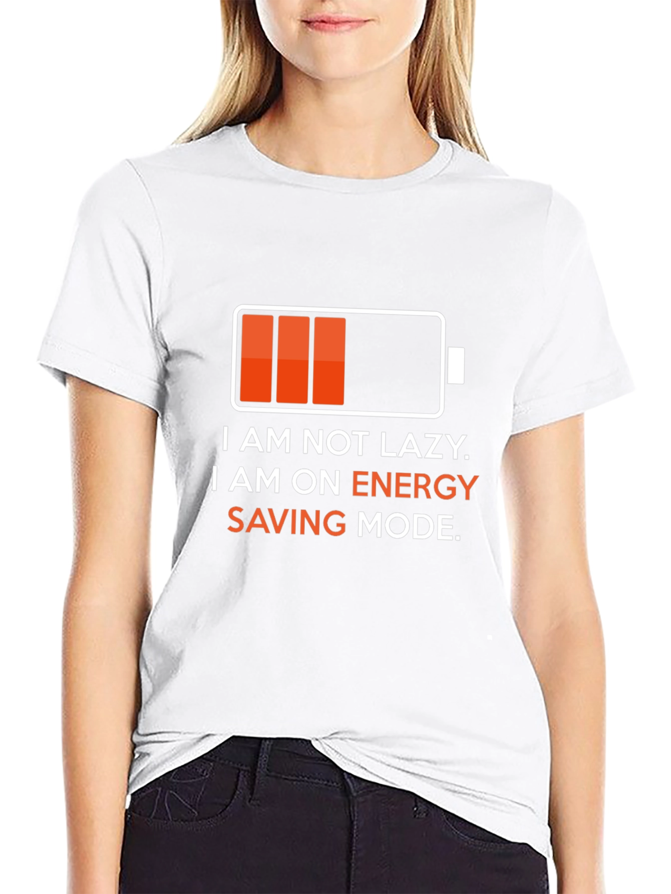 Energy Saving Mode T-Shirt - Funny Lazy Graphic Tee