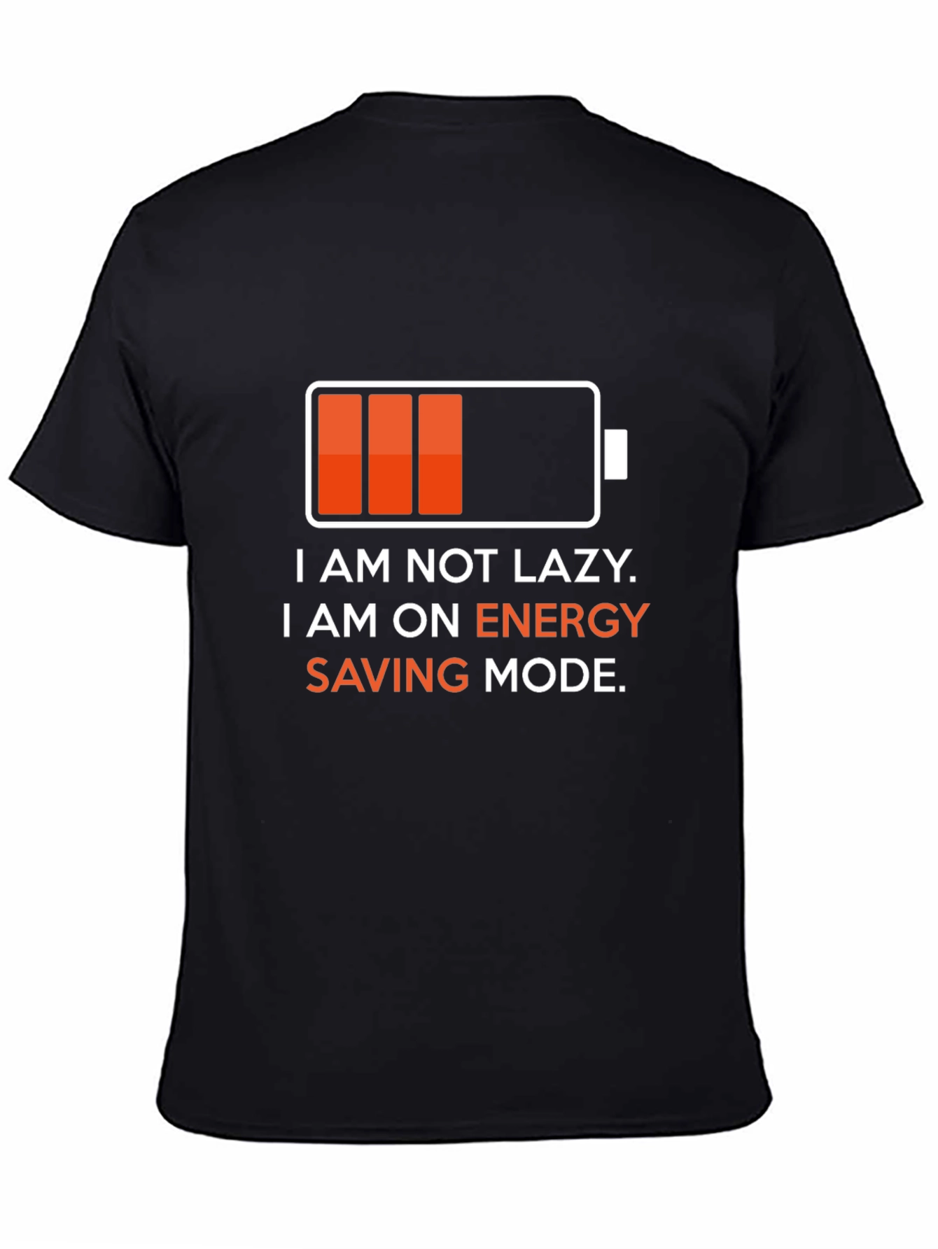Energy Saving Mode T-Shirt - Funny Lazy Graphic Tee