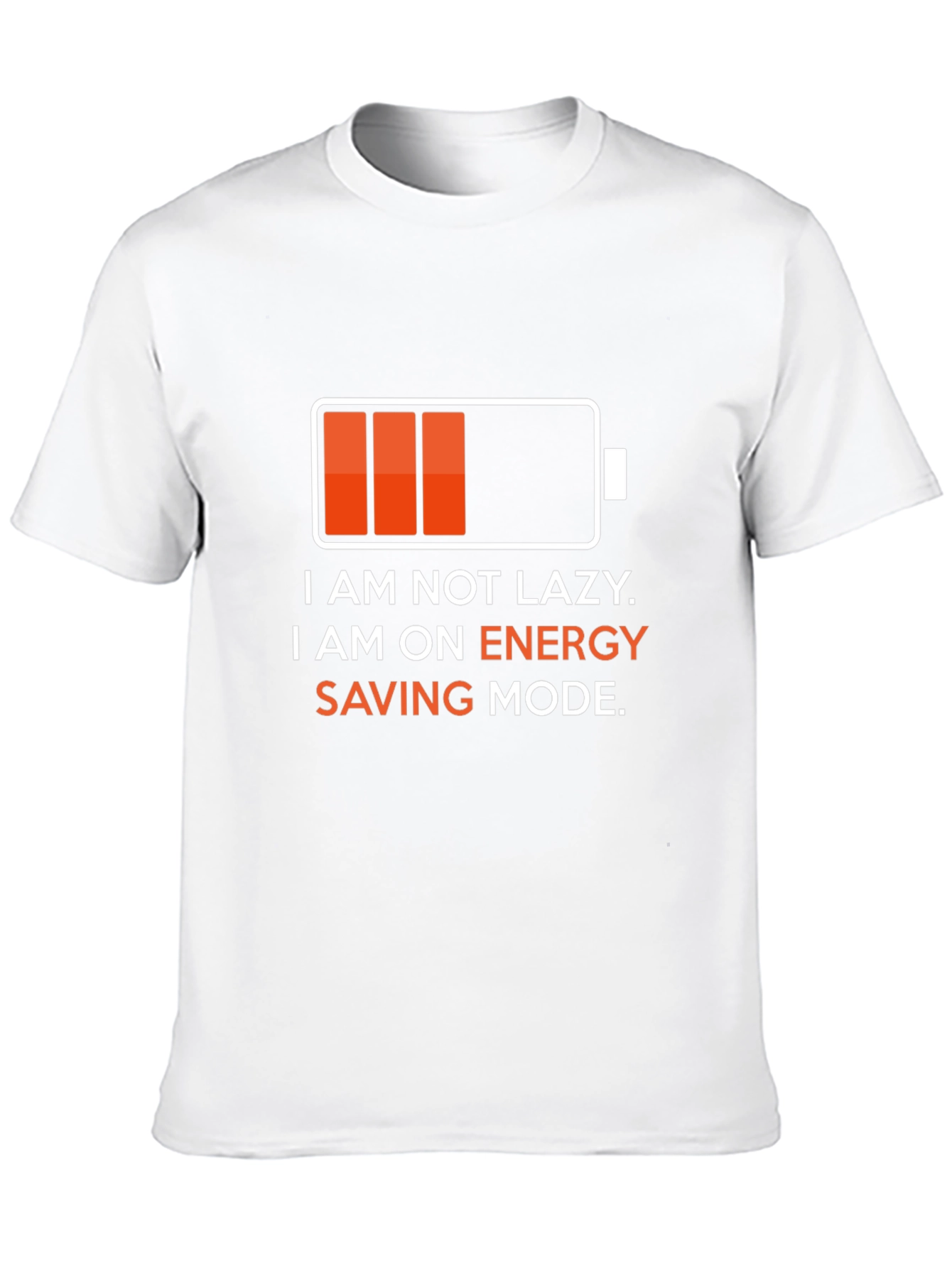 Energy Saving Mode T-Shirt - Funny Lazy Graphic Tee