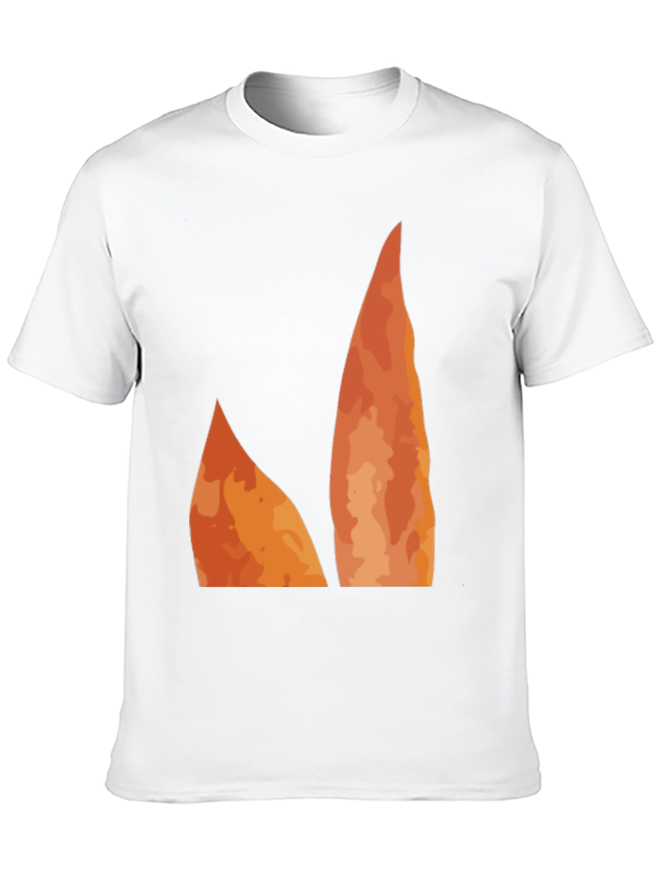 Flame Graphic Black Tee - Unique Design