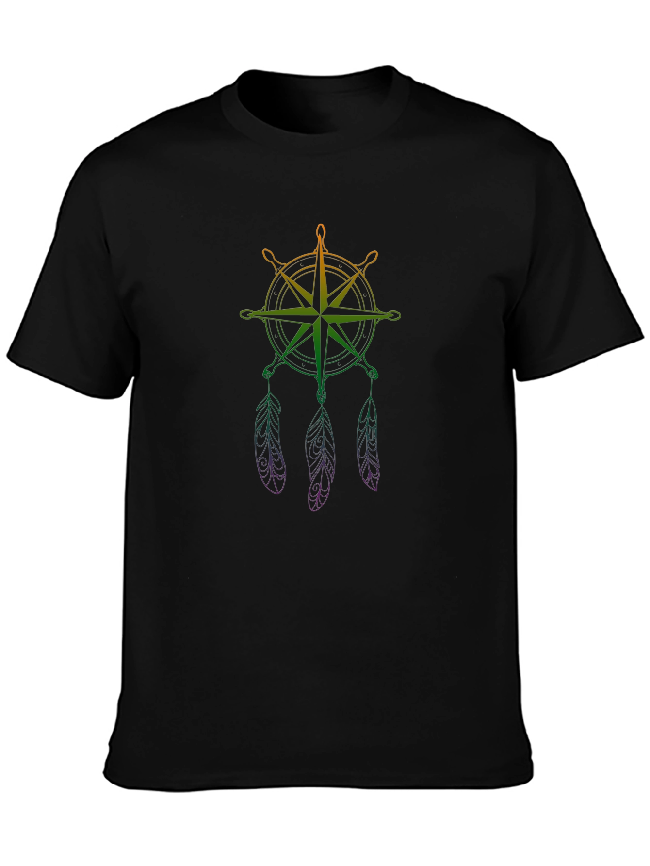 Compass Rose Dreamcatcher Graphic Tee