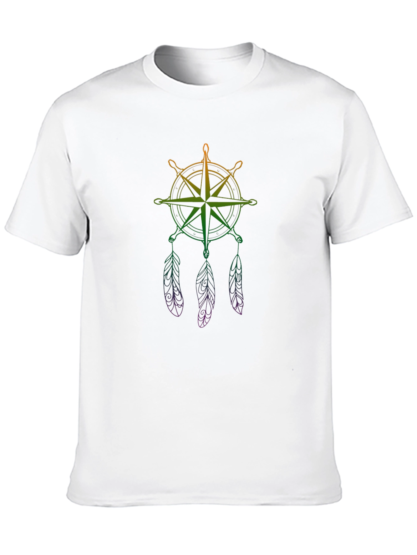 Compass Rose Dreamcatcher Graphic Tee