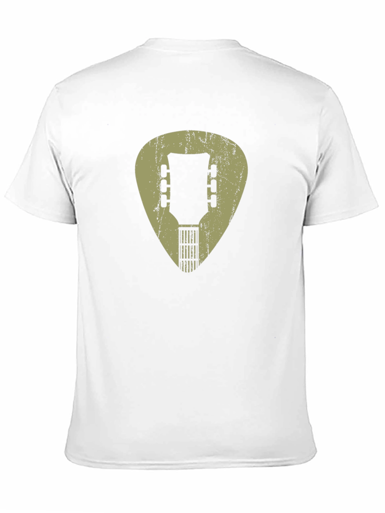 Guitar Pick Headstock Graphic Tee - Musician Style