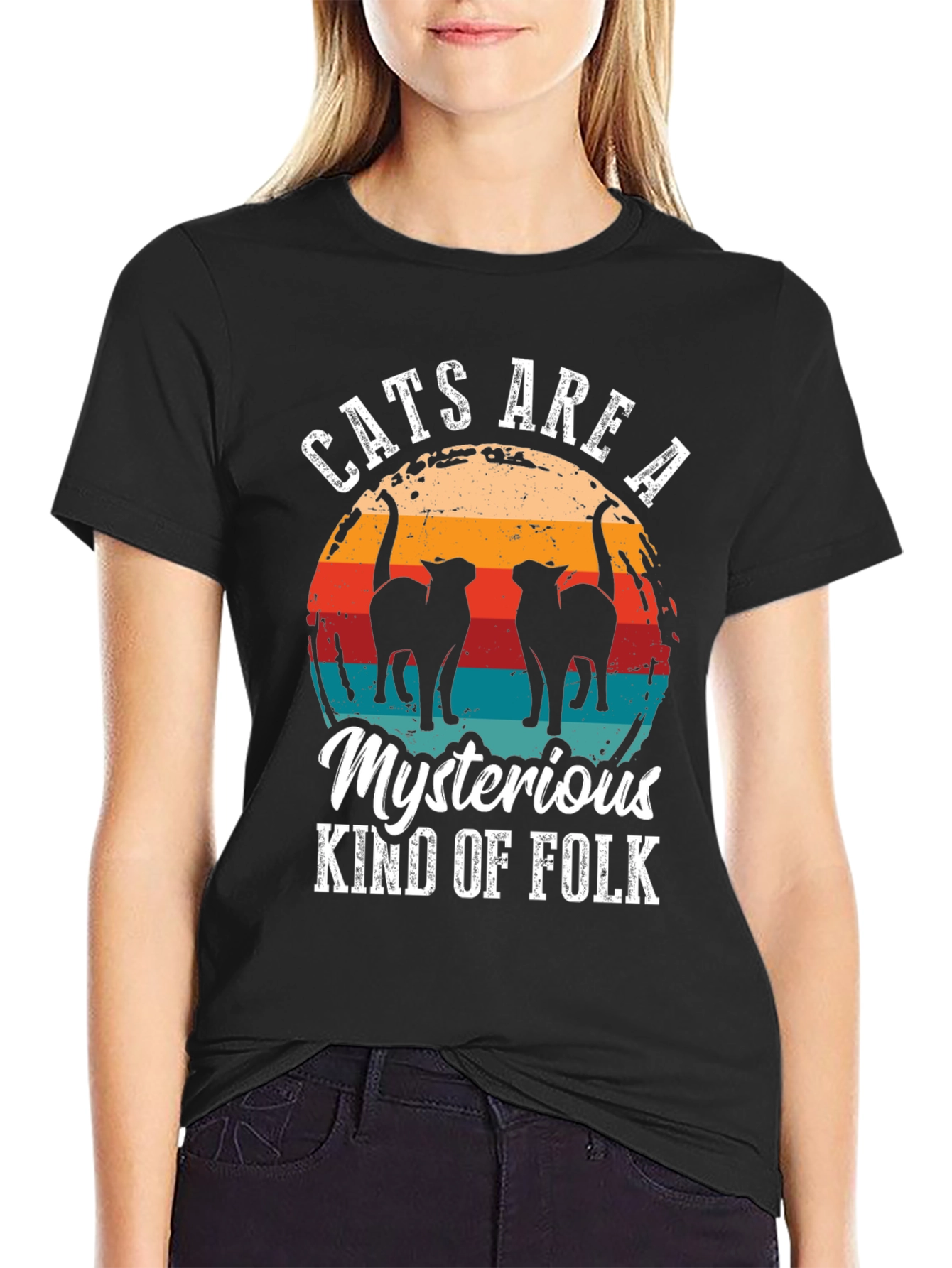 Cats Are a Mysterious Kind of Folk T-Shirt