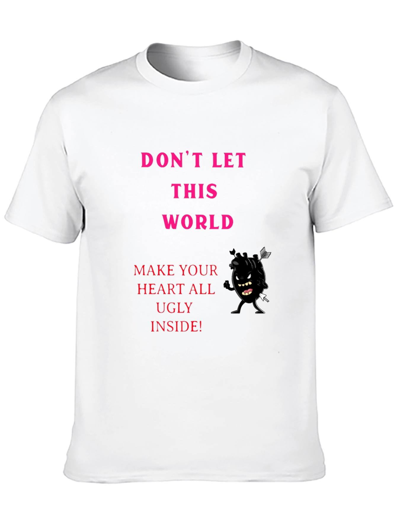 Ugly Heart Graphic Tee - Express Yourself!