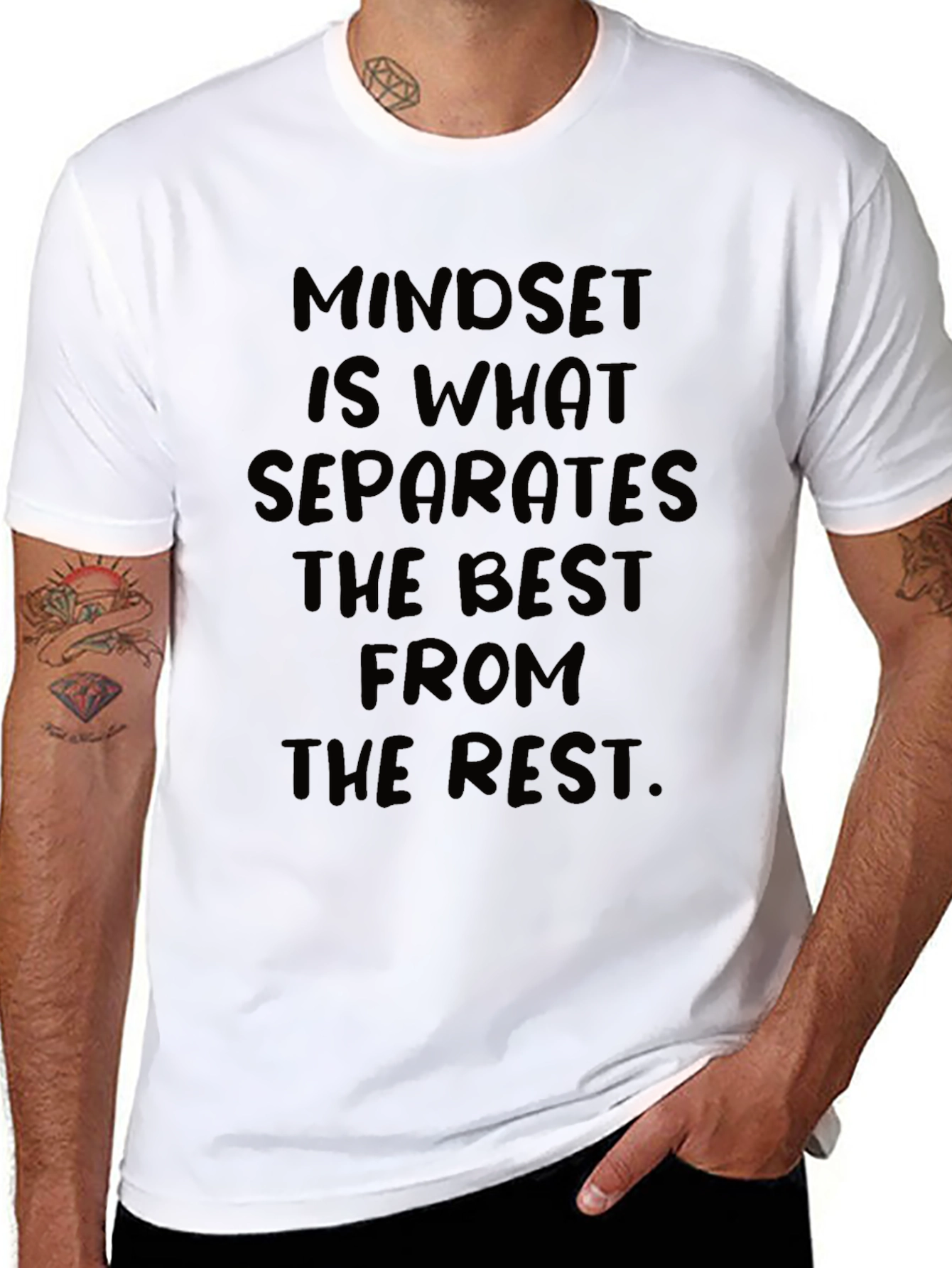 Mindset T-Shirt - Best From The Rest Black Tee