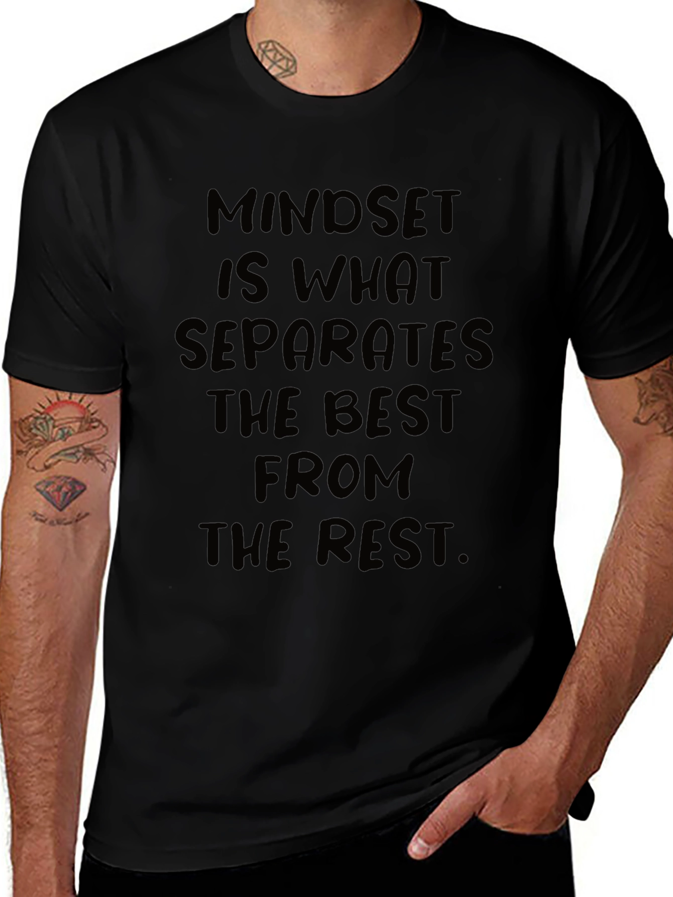 Mindset T-Shirt - Best From The Rest Black Tee