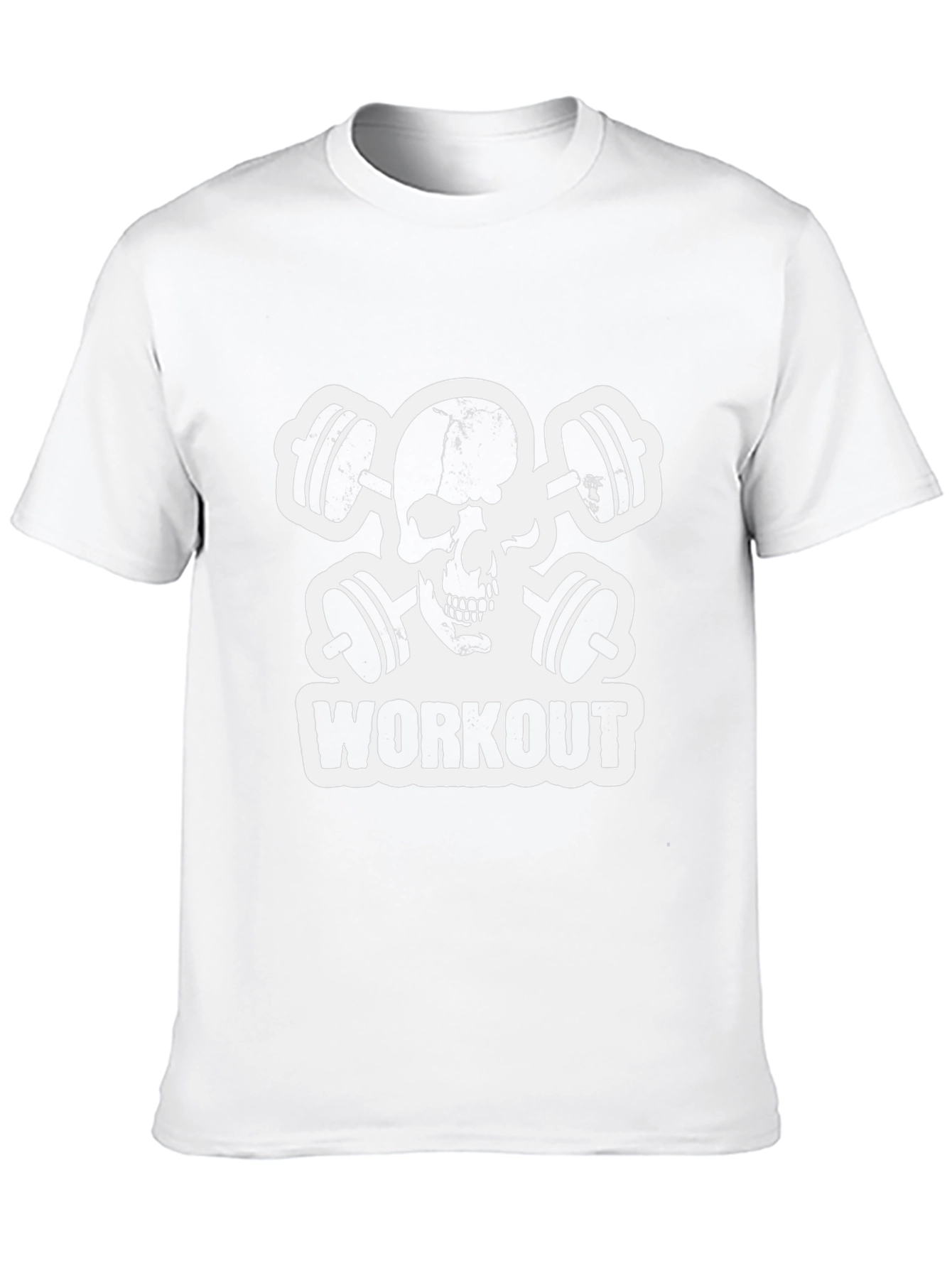 Workout Skull Black T-Shirt