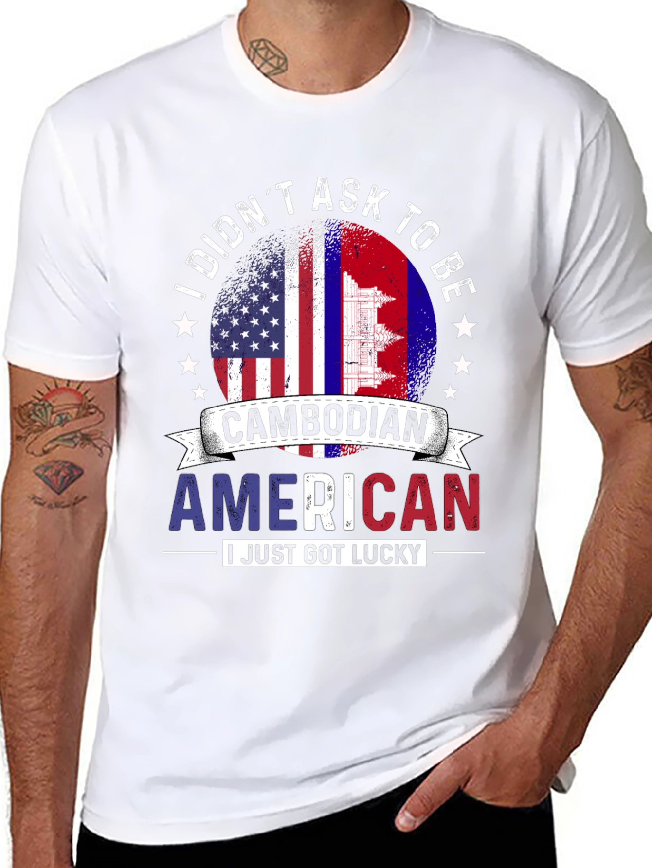 Cambodian American Pride T-Shirt