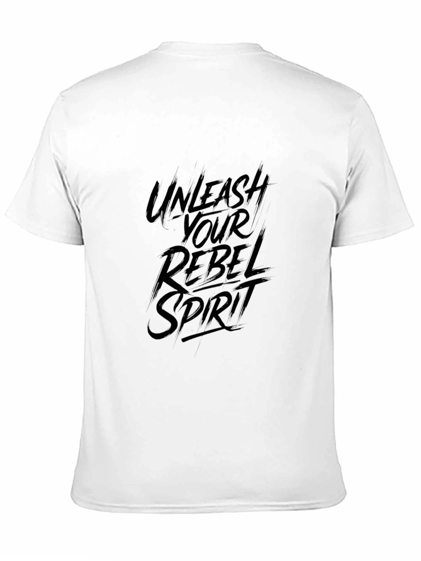 Unleash Your Rebel Spirit Graphic Tee - Black