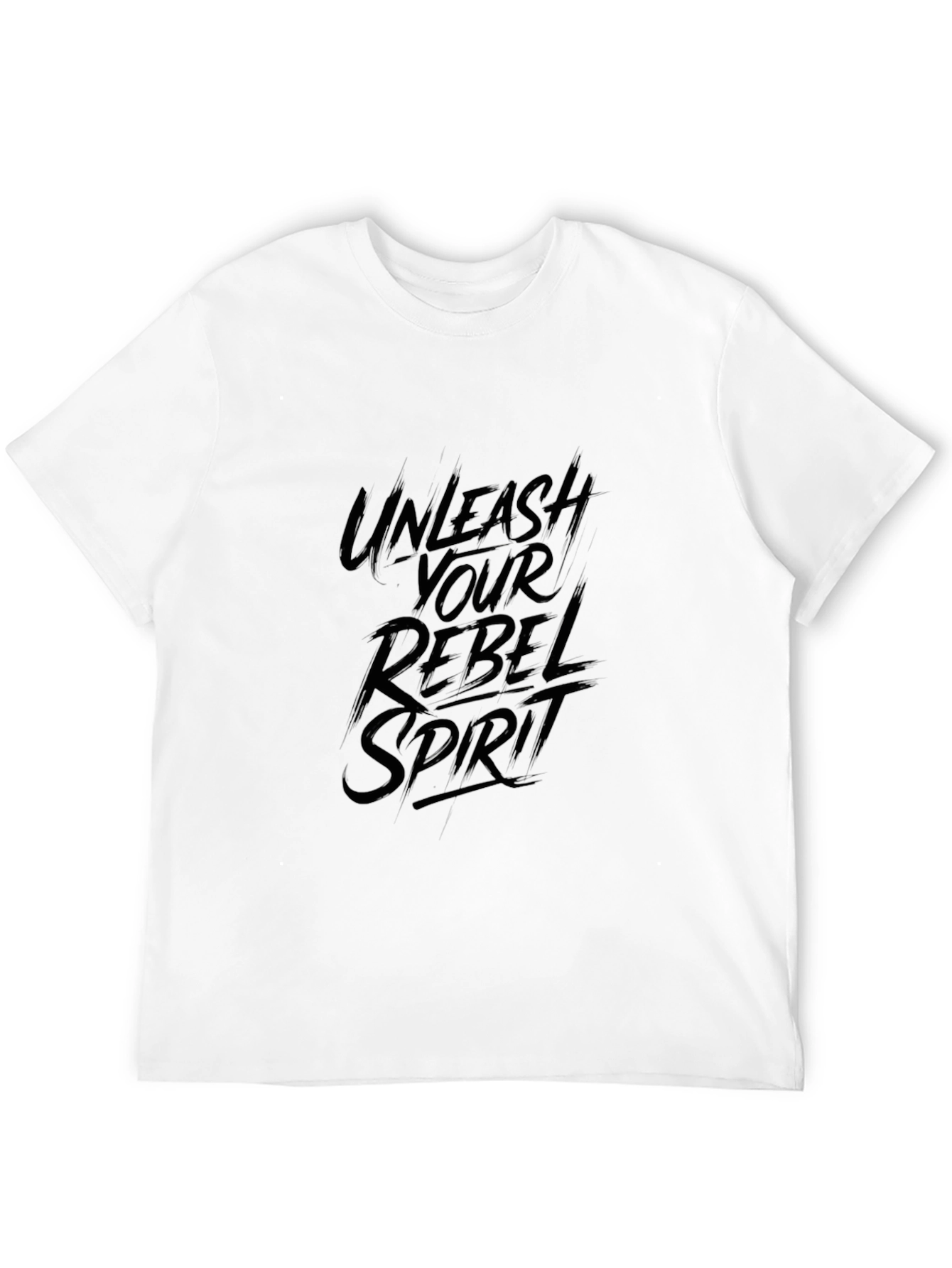 Unleash Your Rebel Spirit Graphic Tee - Black