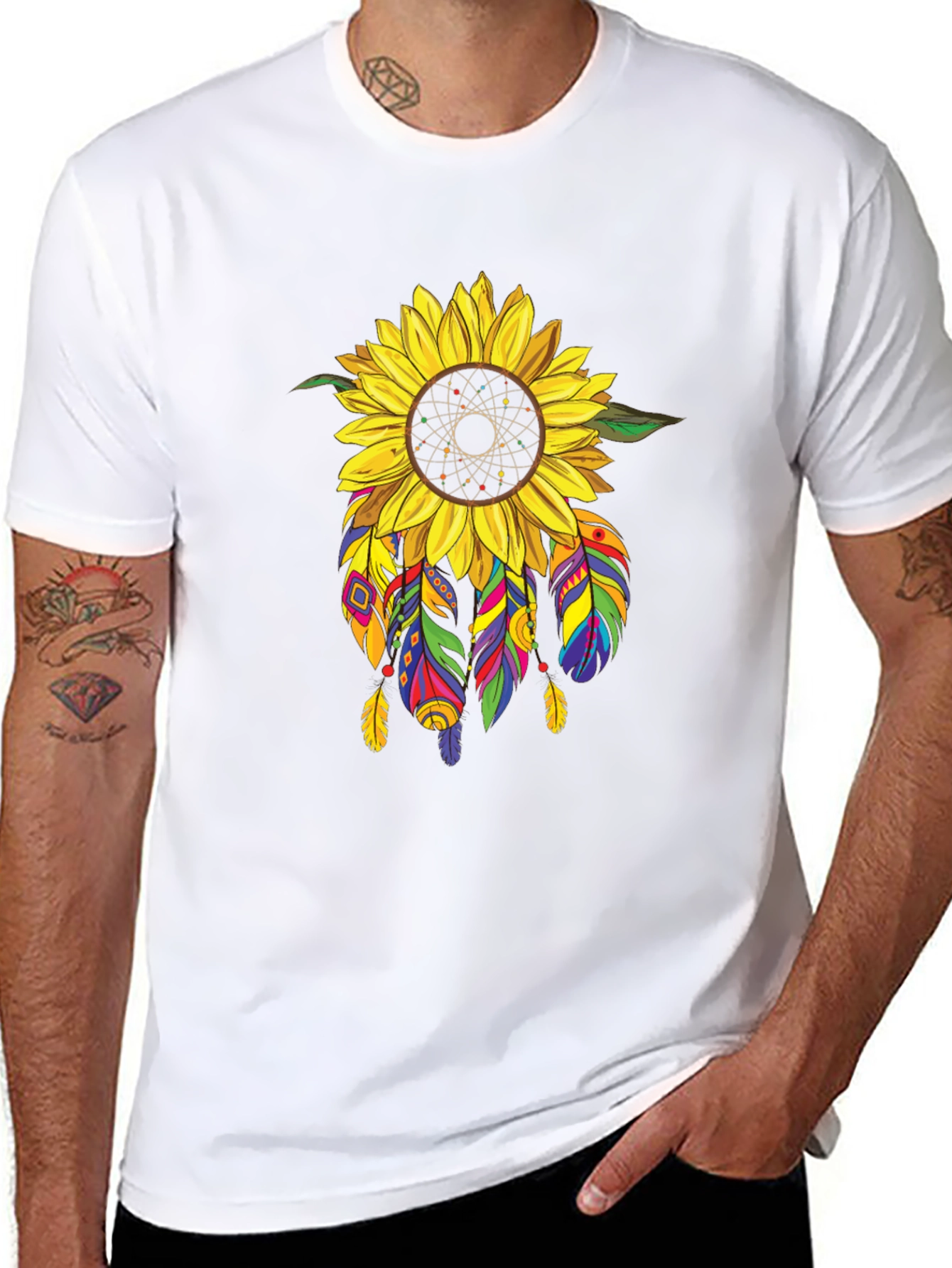 Sunflower Dreamcatcher Graphic Tee
