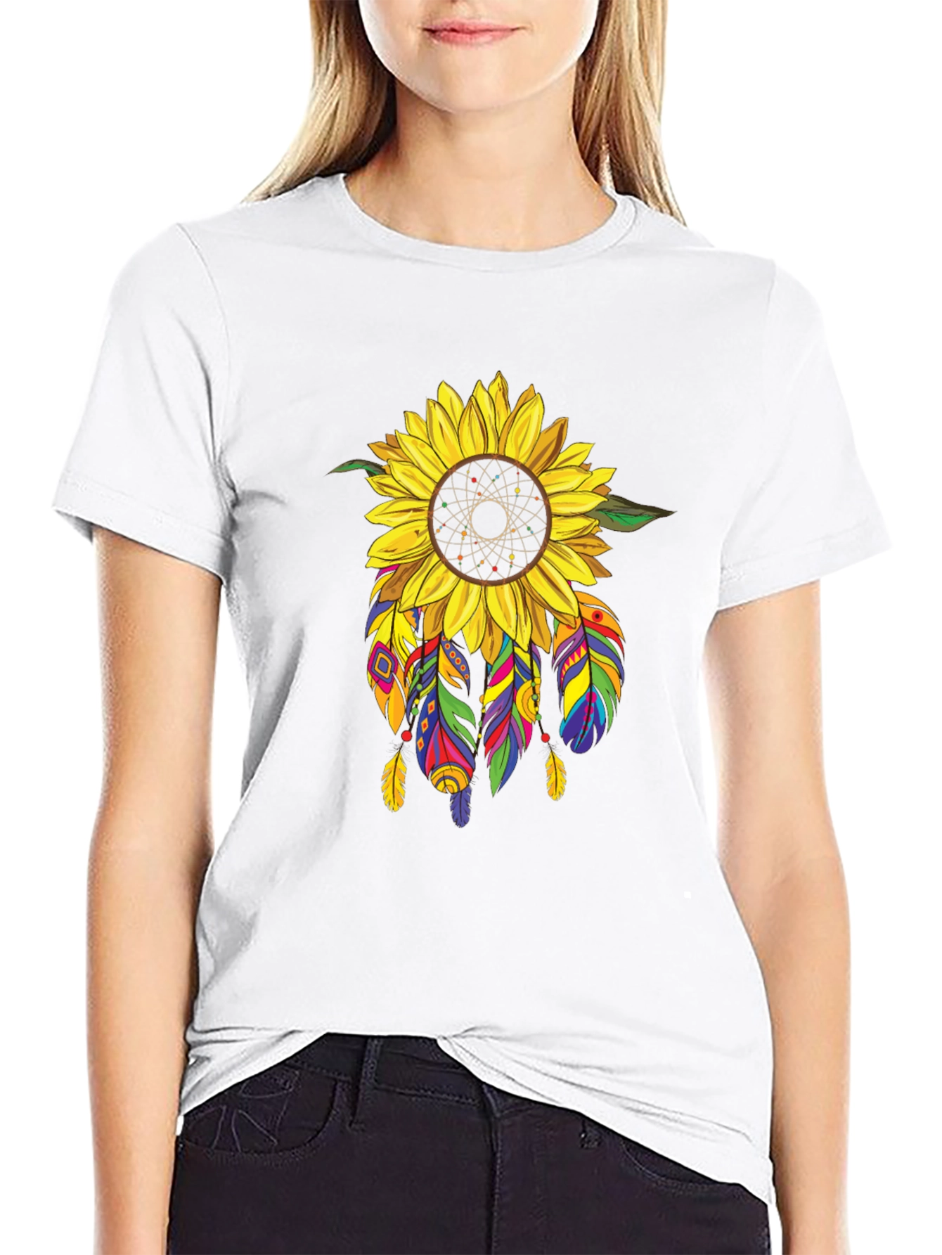 Sunflower Dreamcatcher Graphic Tee