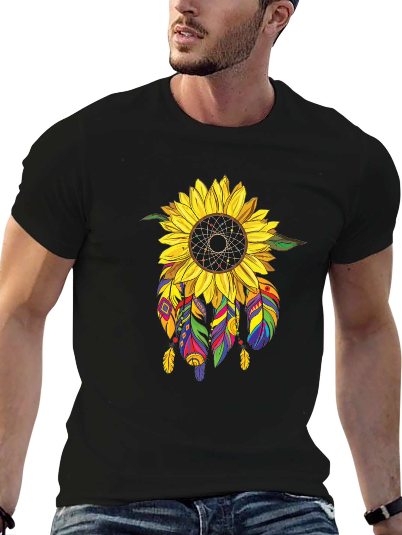 Sunflower Dreamcatcher Graphic Tee