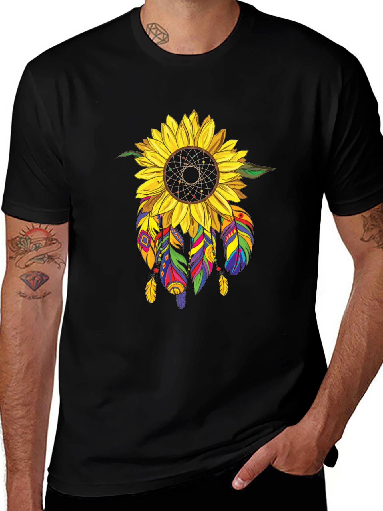 Sunflower Dreamcatcher Graphic Tee
