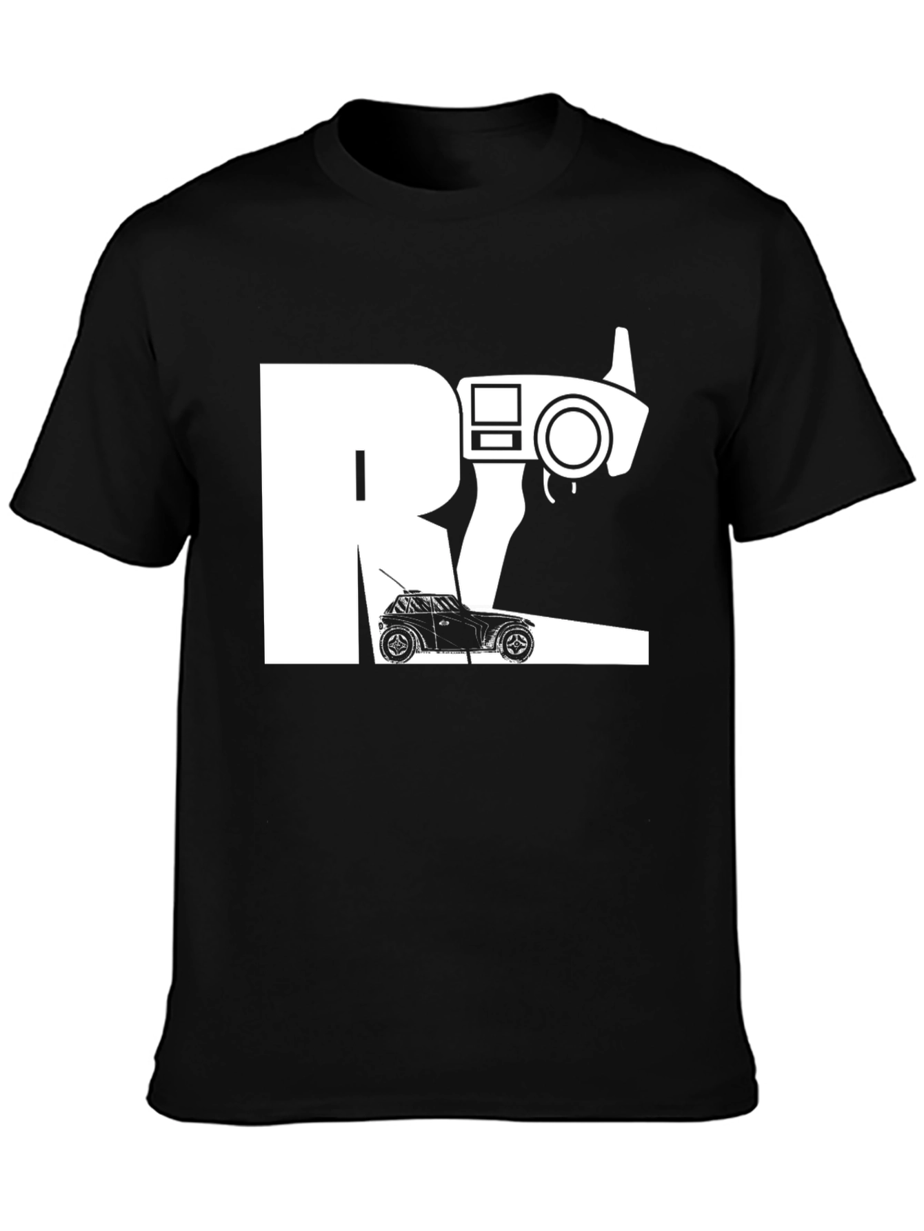 RC Car Controller Graphic Tee - Black
