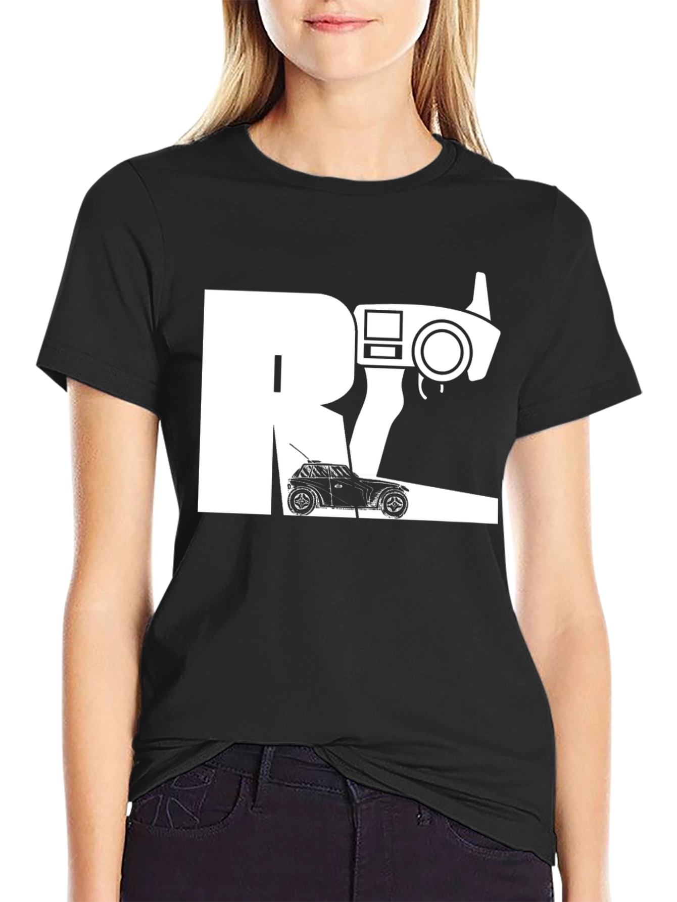 RC Car Controller Graphic Tee - Black