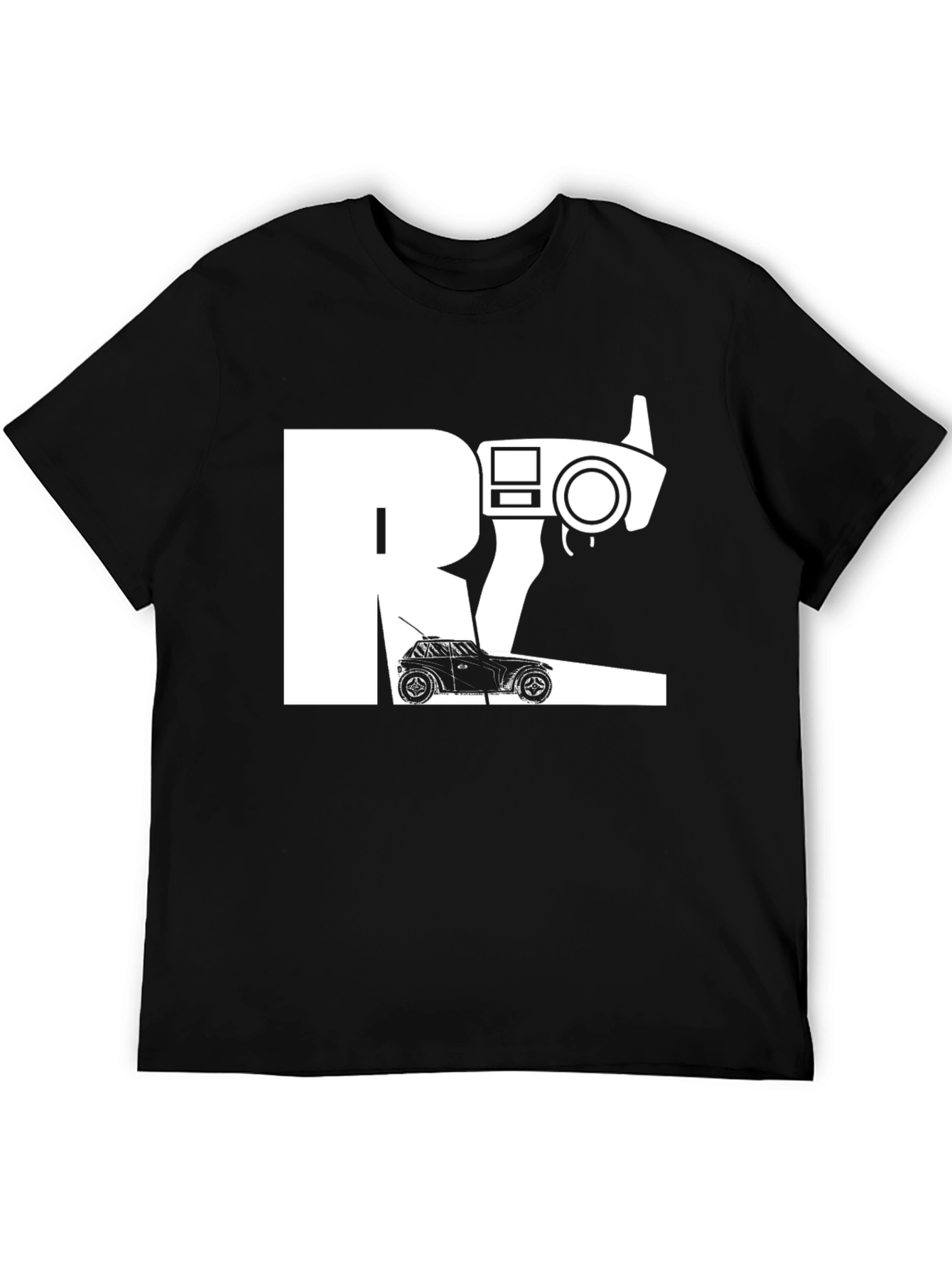 RC Car Controller Graphic Tee - Black
