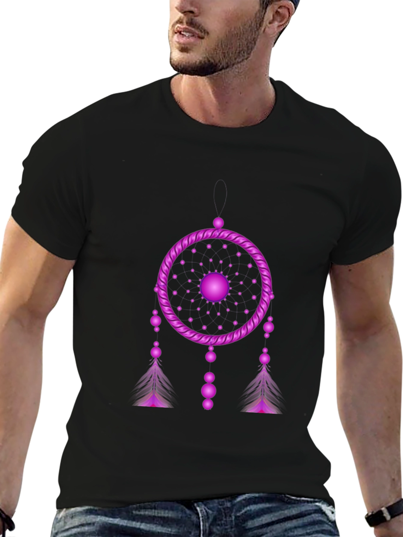 Dreamcatcher Graphic Black T-Shirt