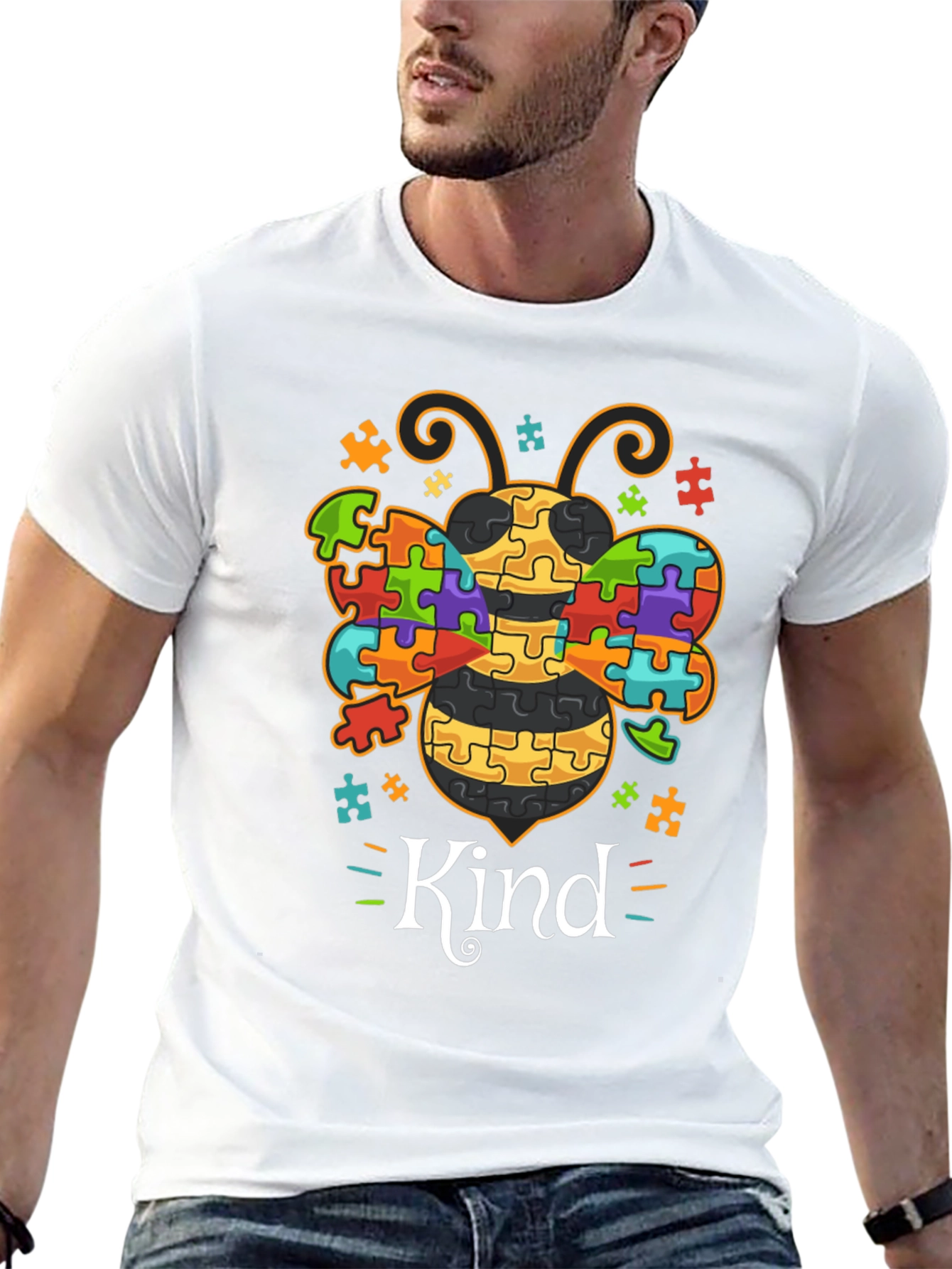 Kind Bee Autism Awareness T-Shirt