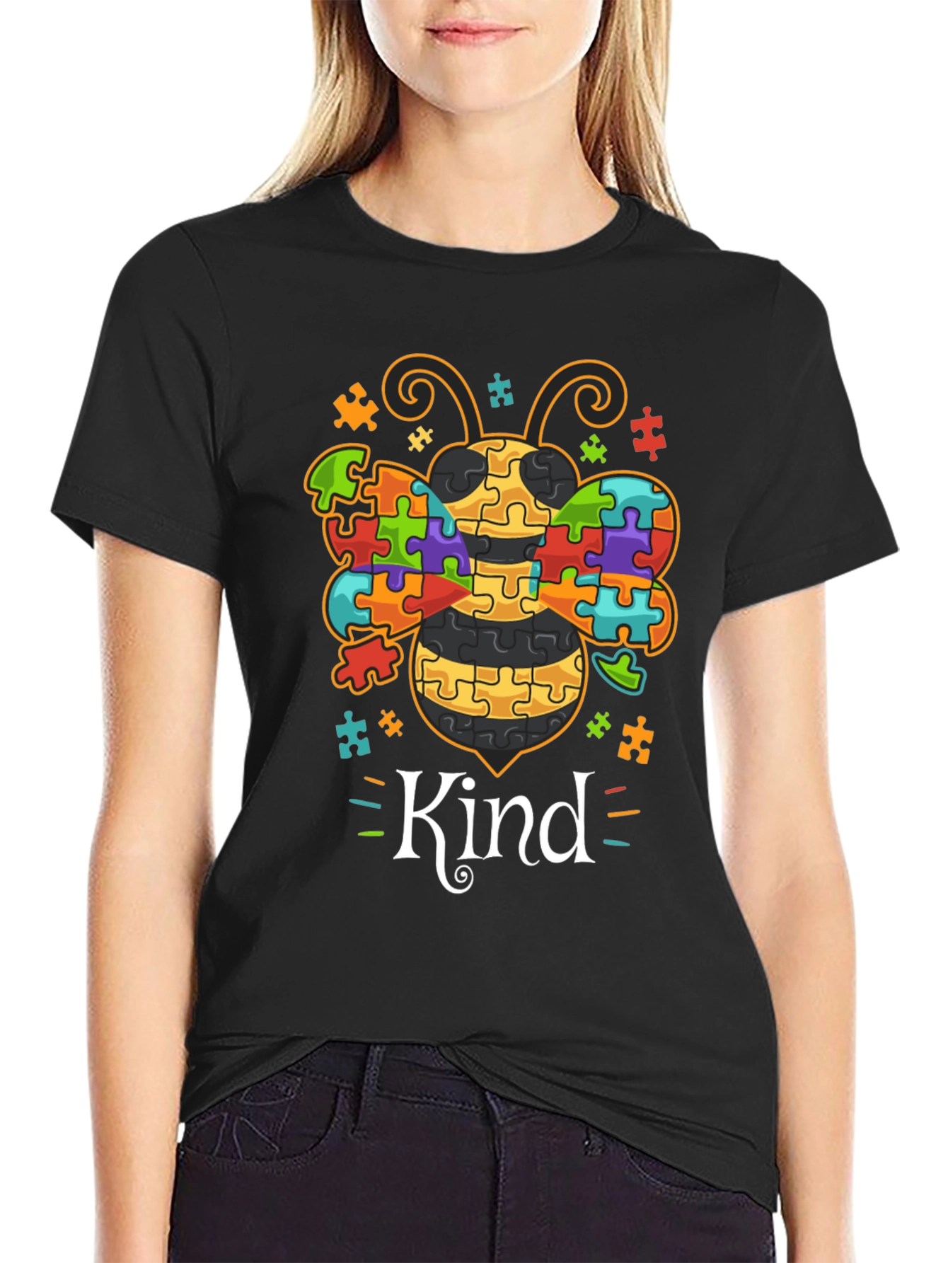 Kind Bee Autism Awareness T-Shirt