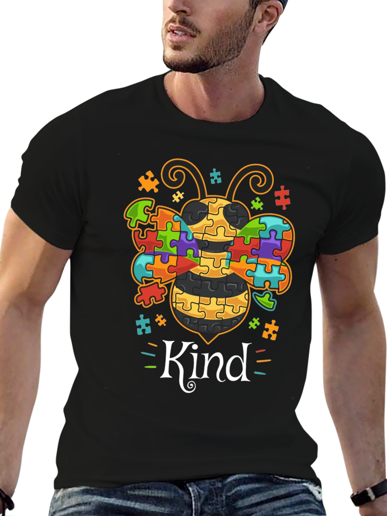 Kind Bee Autism Awareness T-Shirt