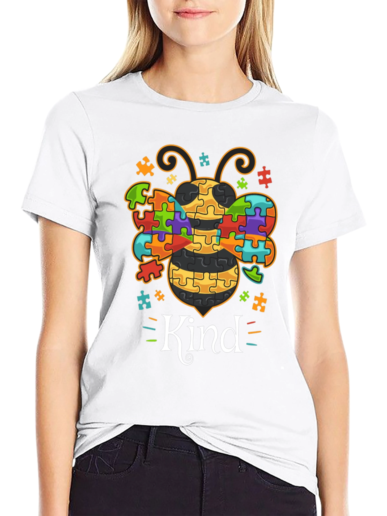 Kind Bee Autism Awareness T-Shirt