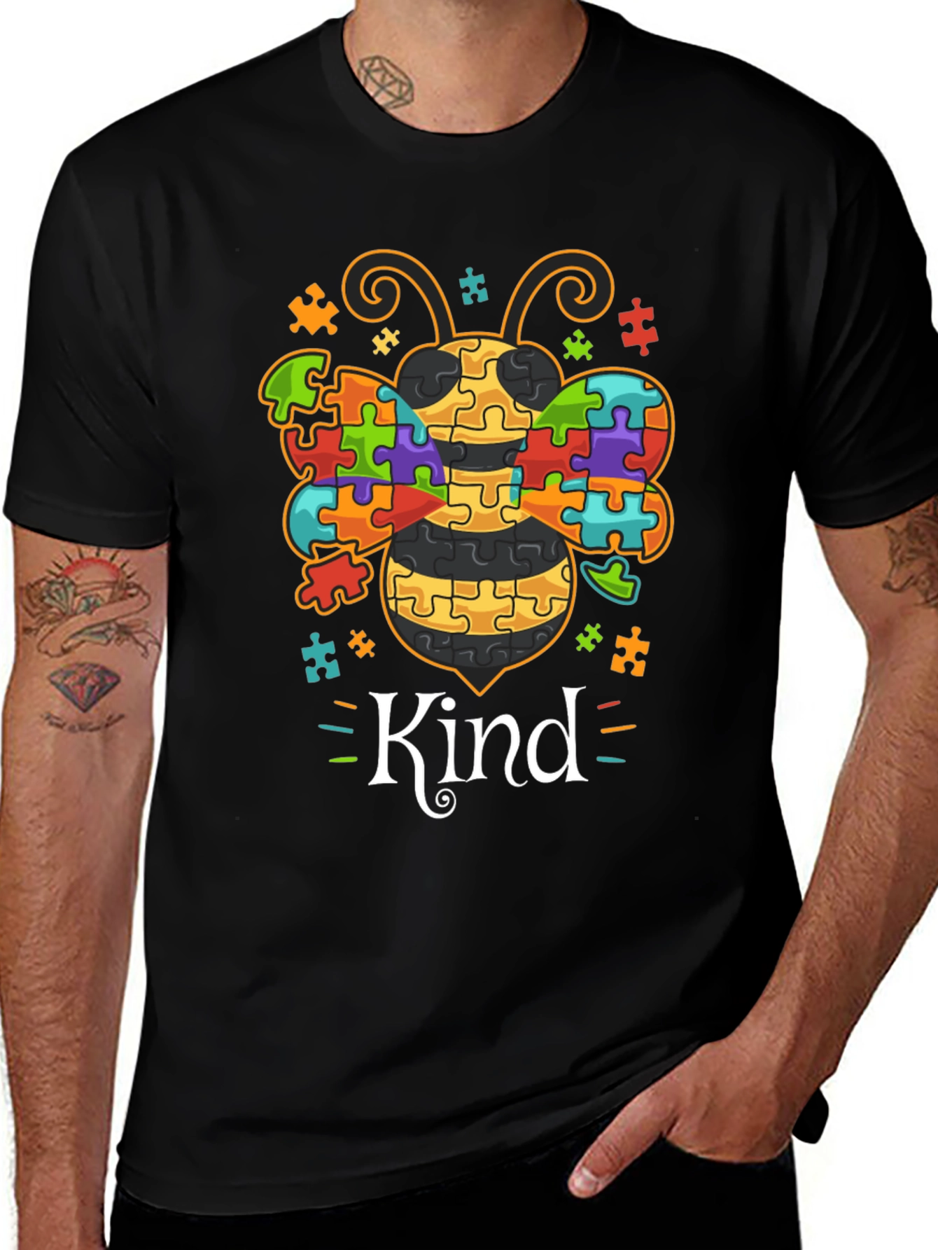 Kind Bee Autism Awareness T-Shirt
