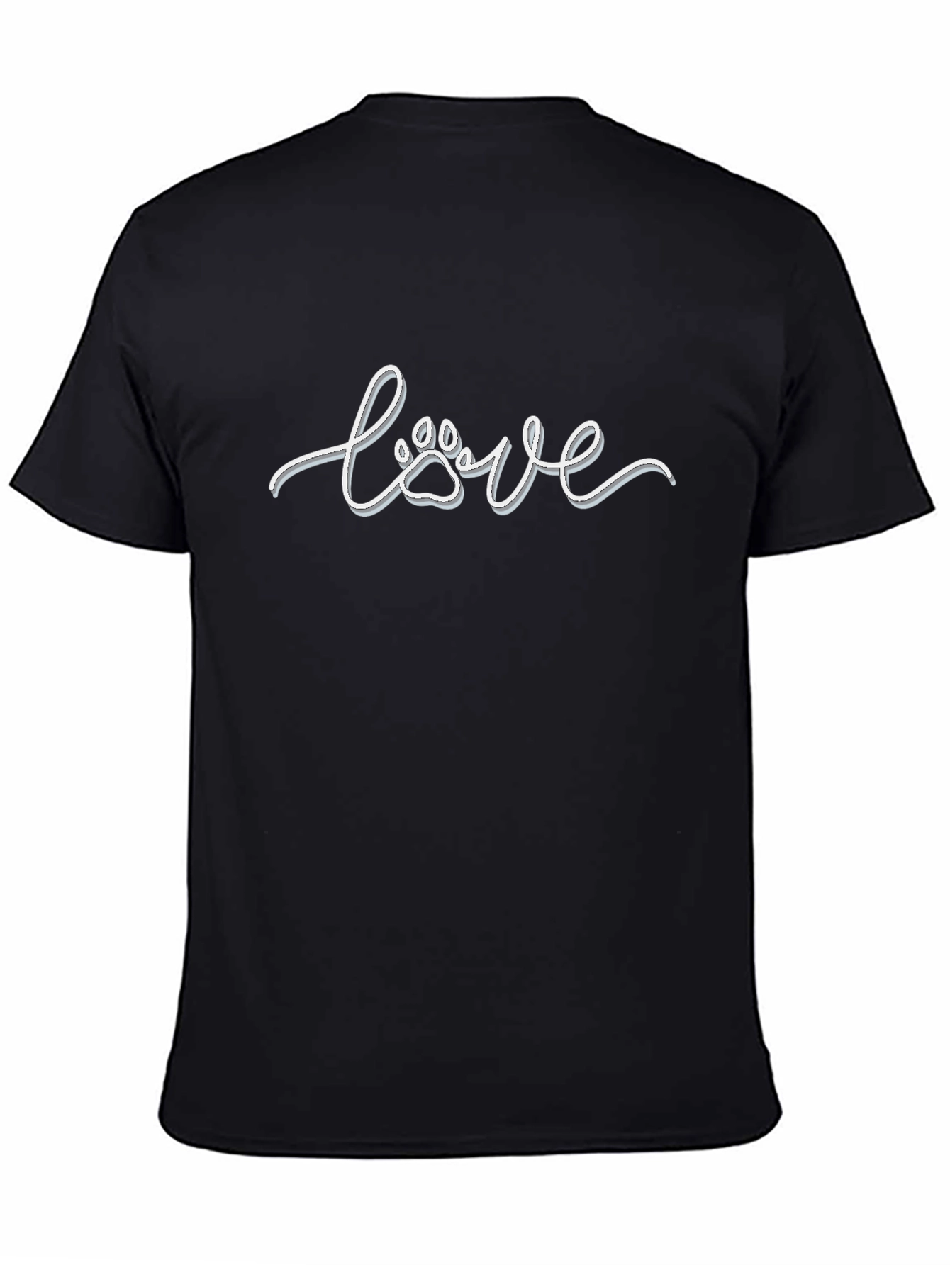 Paw Print Love T-Shirt - Unisex Tee
