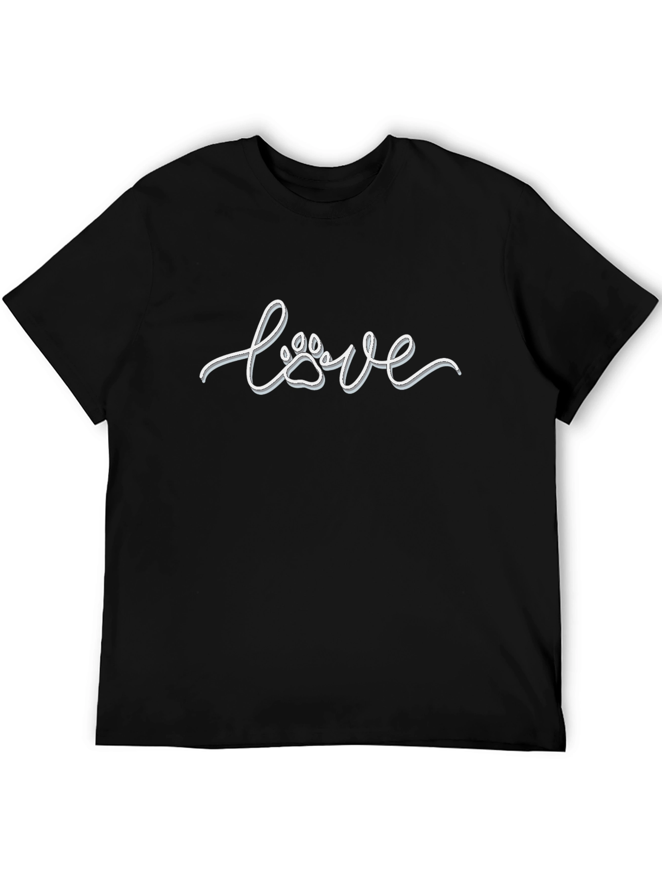 Paw Print Love T-Shirt - Unisex Tee