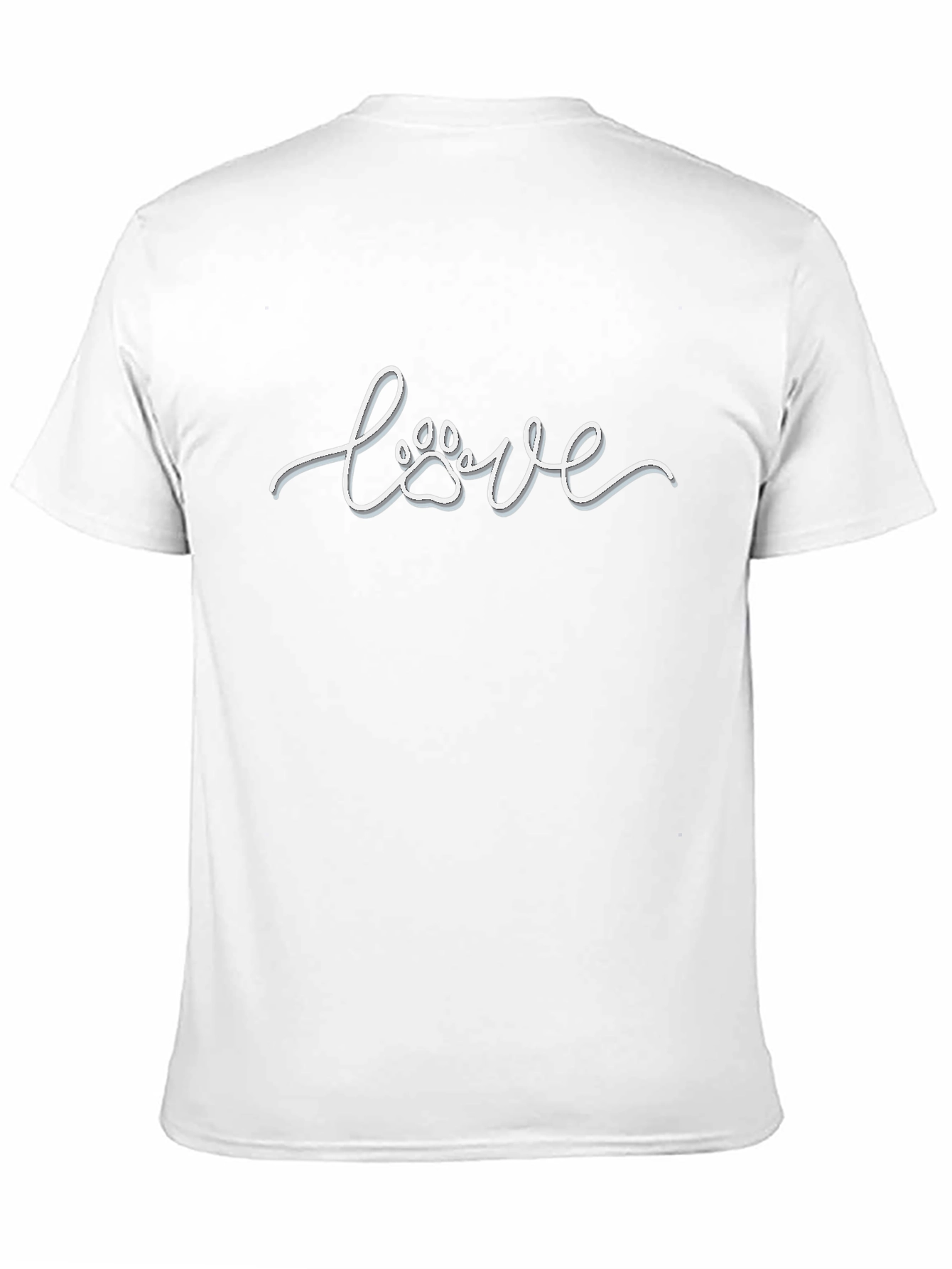 Paw Print Love T-Shirt - Unisex Tee
