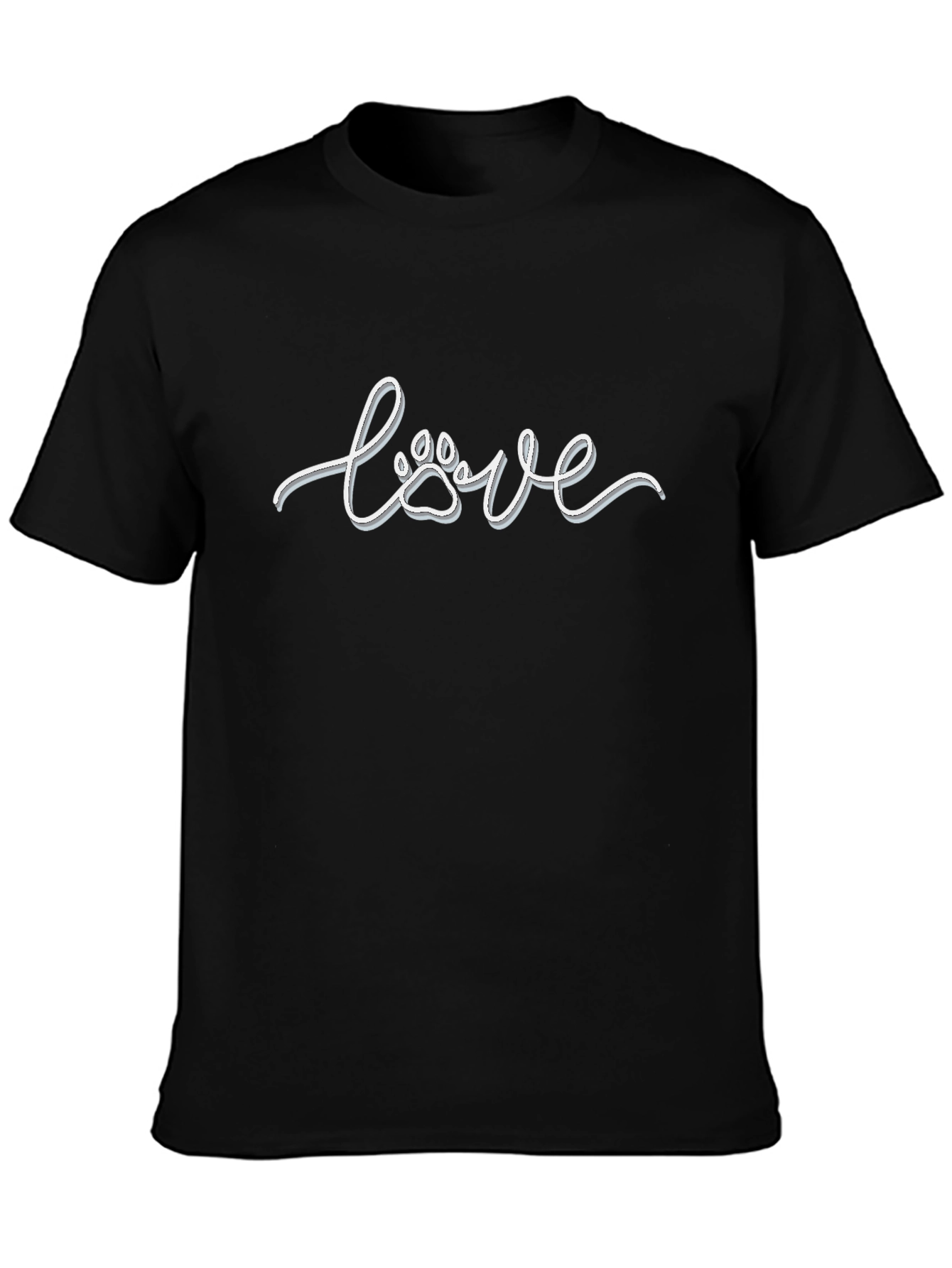 Paw Print Love T-Shirt - Unisex Tee