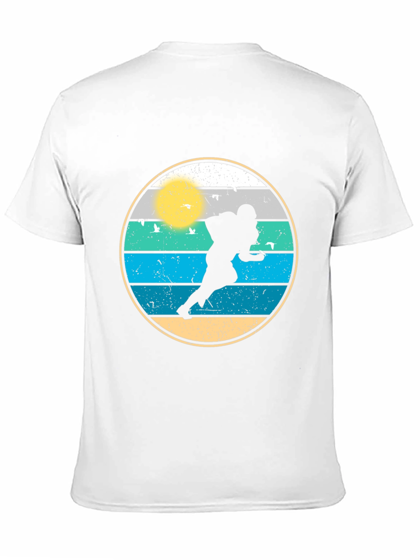 Retro Football Player Graphic Tee