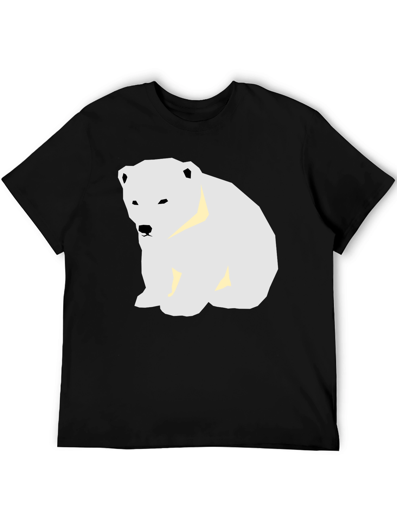 Polar Bear Graphic Tee - Black