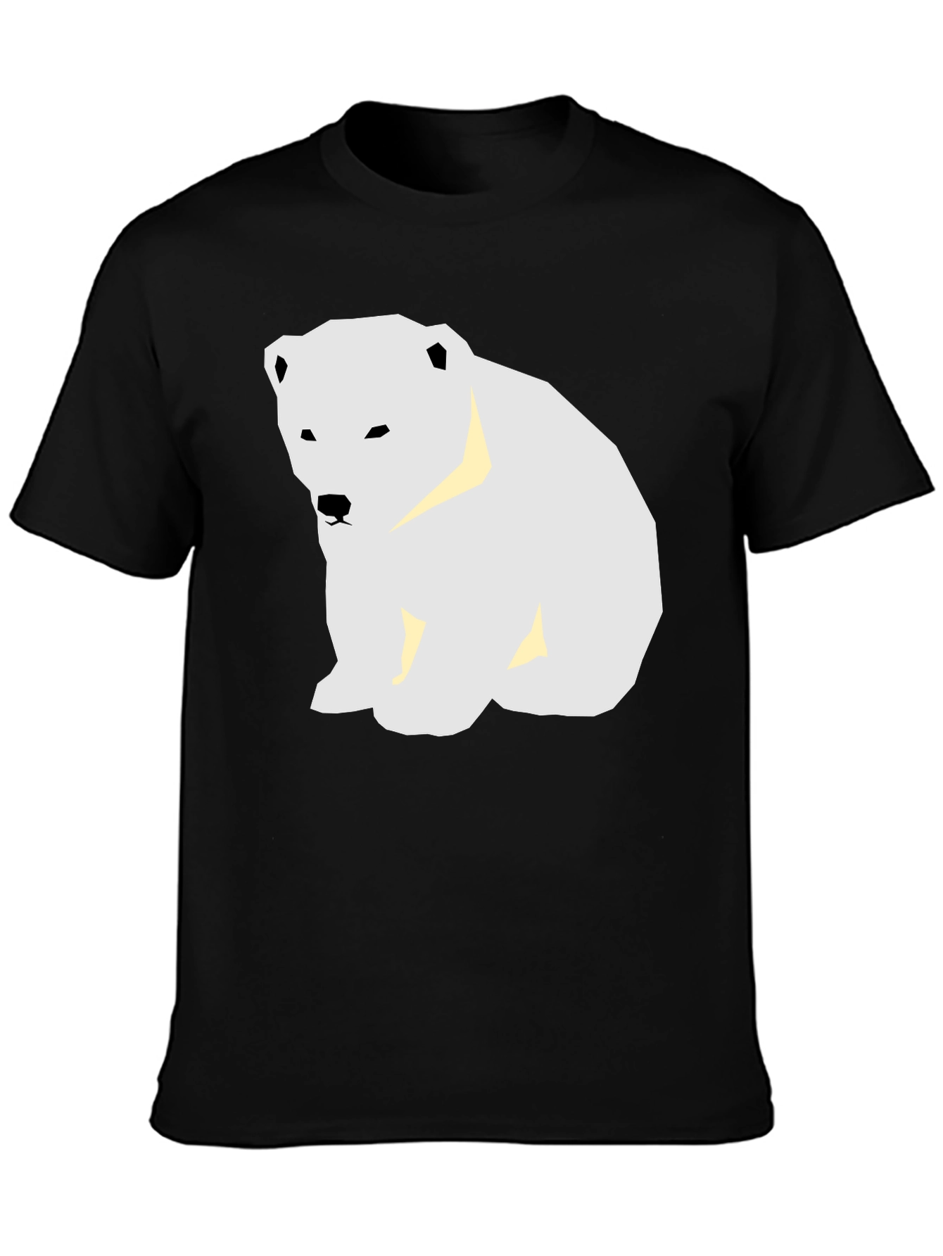 Polar Bear Graphic Tee - Black