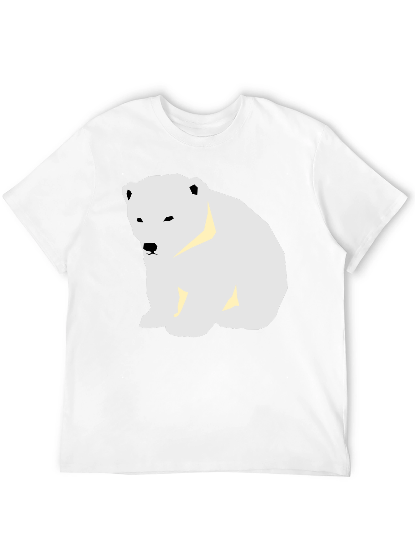 Polar Bear Graphic Tee - Black
