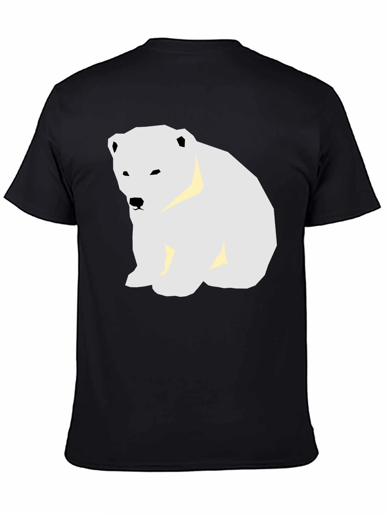 Polar Bear Graphic Tee - Black