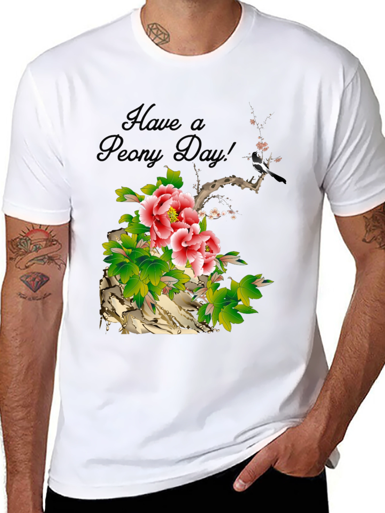 Have a Peony Day! Graphic T-Shirt