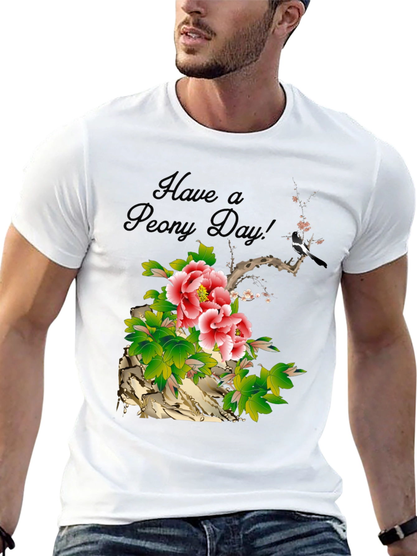 Have a Peony Day! Graphic T-Shirt