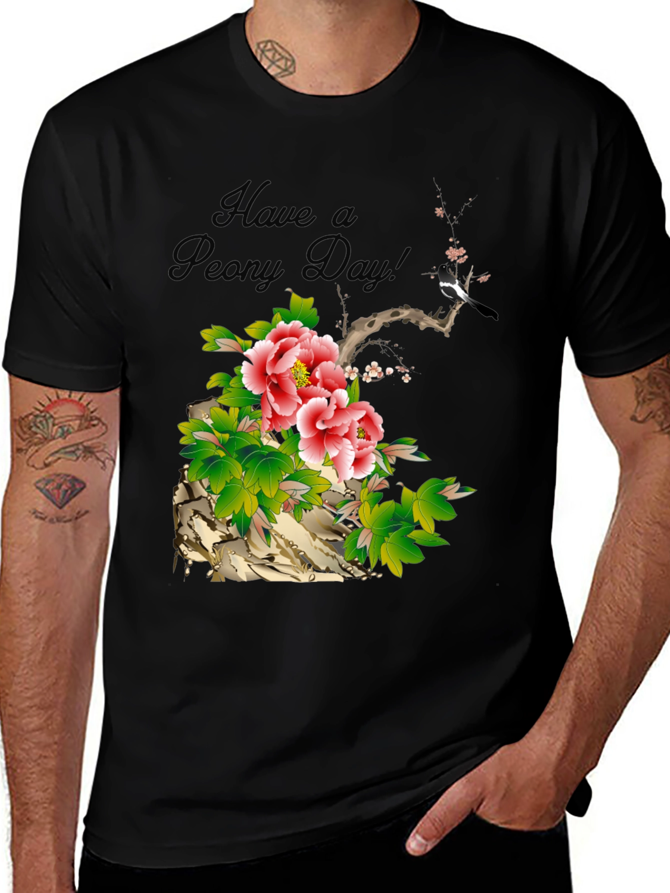 Have a Peony Day! Graphic T-Shirt