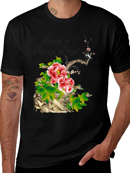 Have a Peony Day! Graphic T-Shirt