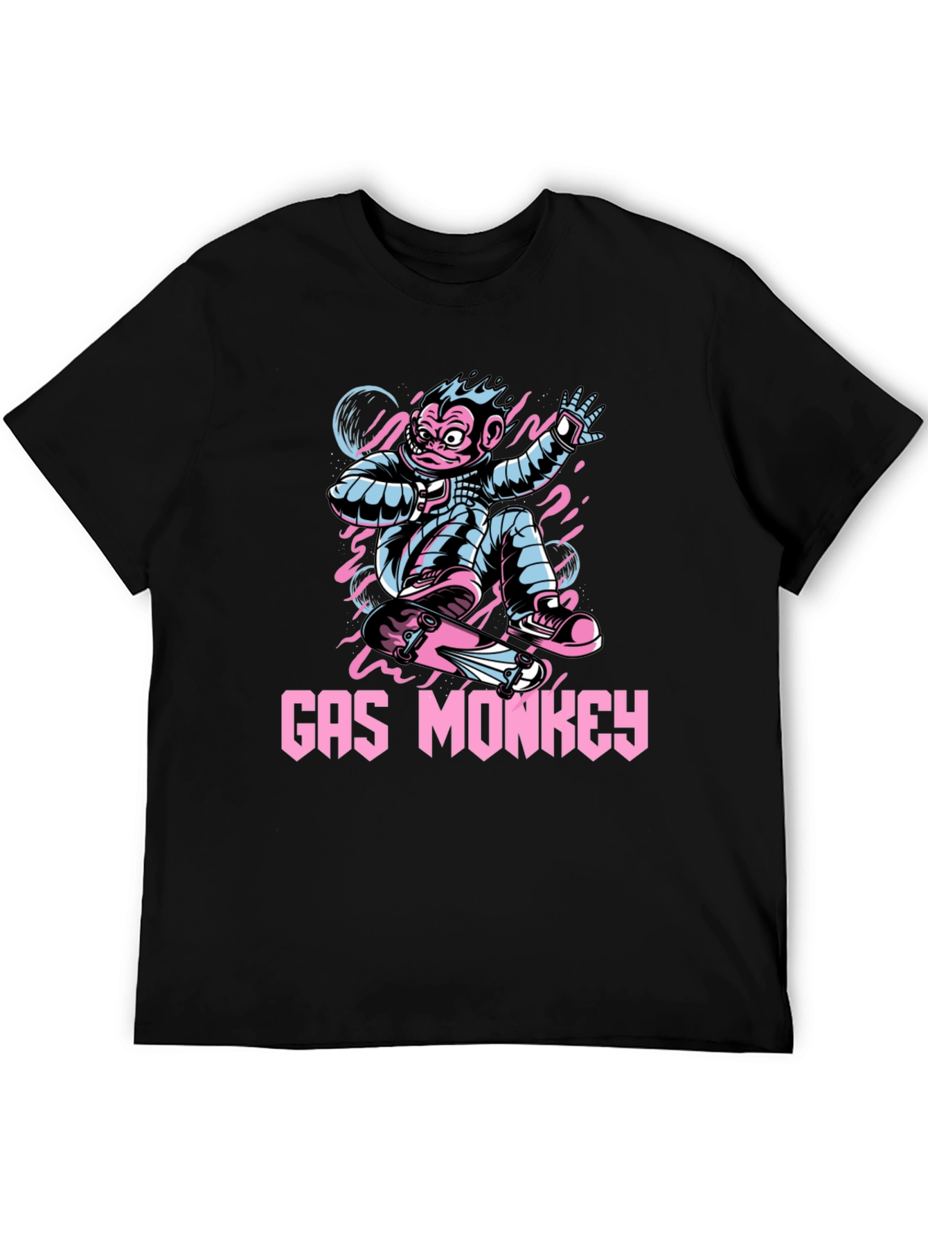 Gas Monkey Skateboard T-Shirt - Cool Graphic Tee