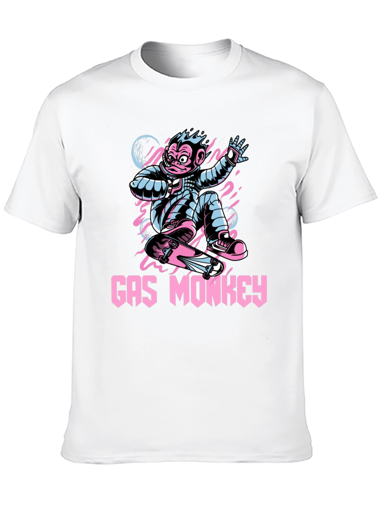 Gas Monkey Skateboard T-Shirt - Cool Graphic Tee