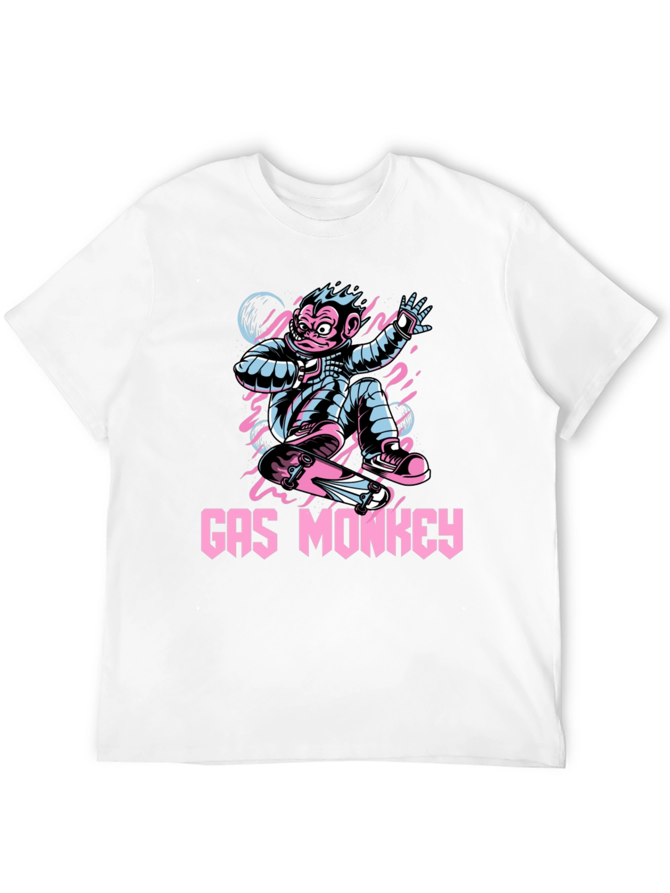 Gas Monkey Skateboard T-Shirt - Cool Graphic Tee